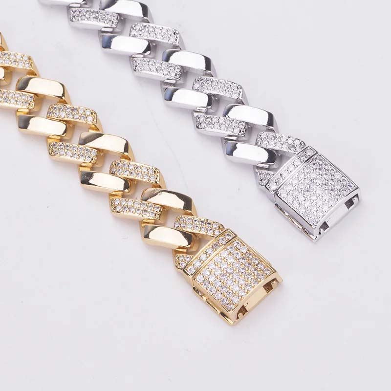 "10mm Moissanite Cuban Link Bracelet – Iced Out VVS Diamond-Look Hip Hop Jewelry for Men & Women"