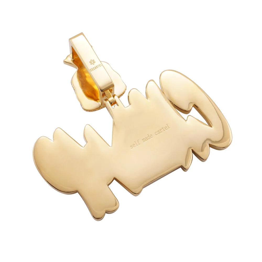 🔷 ICECARTEL Exclusive “CHAMP” Custom Moissanite Pendant – Iced Out Diamond-Look Hip Hop Necklace Jewelry for Men & Women