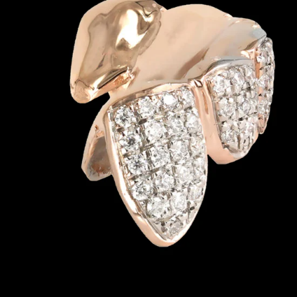 MW Lavish Shinny VVS Moissanite 925 Sterling Silver White Gold Plated Grillz Hip Hop MW_G1013