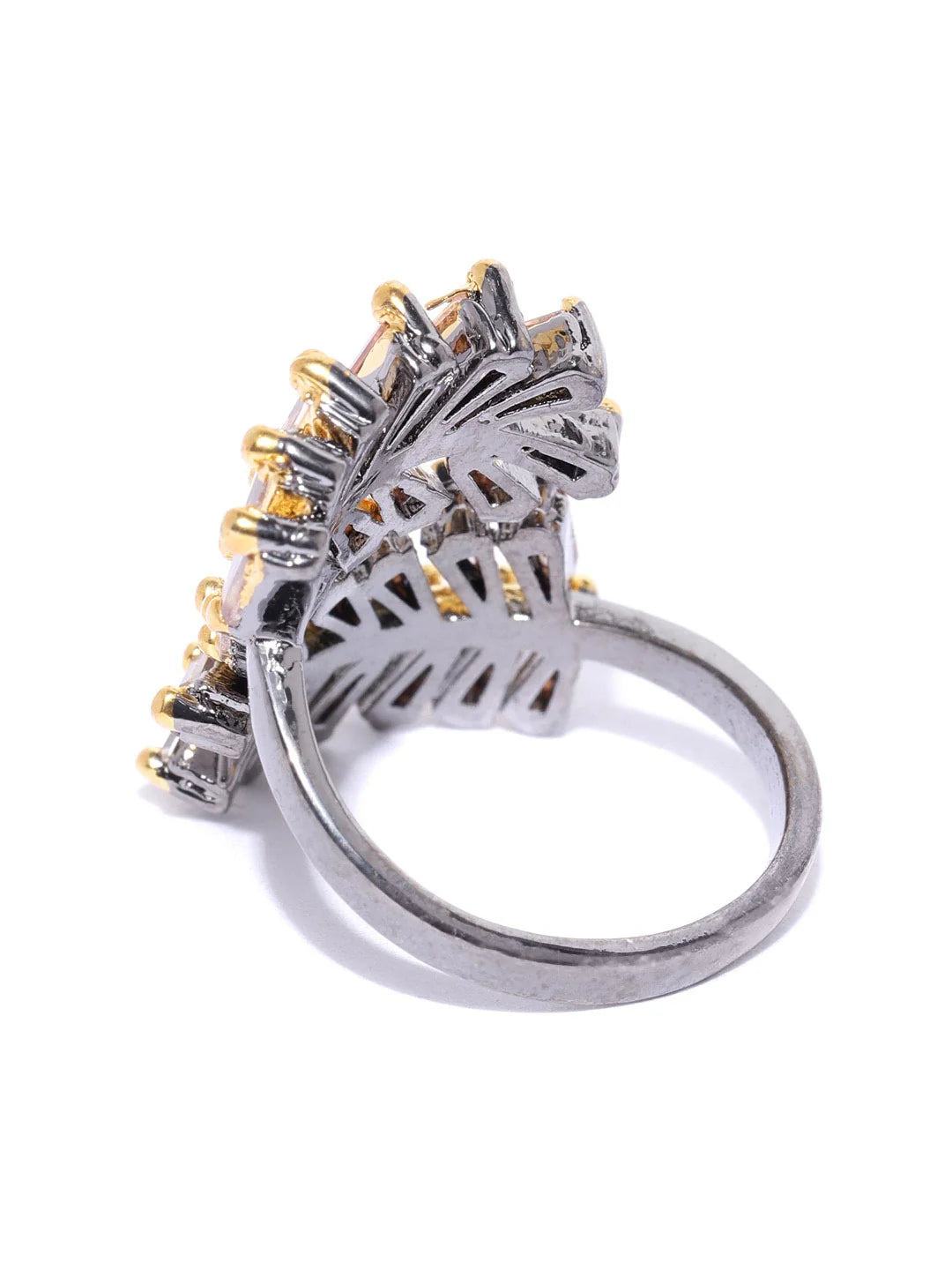"Artificial Geometric Butterfly Ring for Women | Multicolor Enamel Adjustable Finger Ring – Trendy Fashion Jewelry"