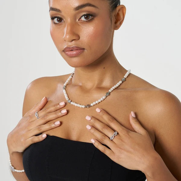 5mm Smiley Face Pearl Necklace