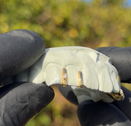 Single Stone Gap Filler Grillz