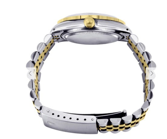 Gold Rolex Datejust Watch 16233 for Men | 36Mm | Gold Dial | Jubilee Band