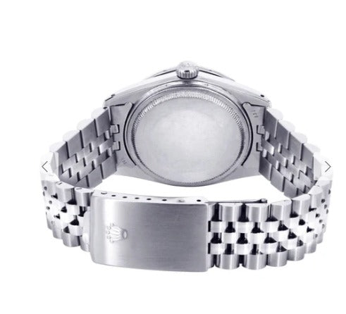 Mens Rolex Datejust Watch 16200 | 36Mm | Blue Black Dial | Jubilee Band