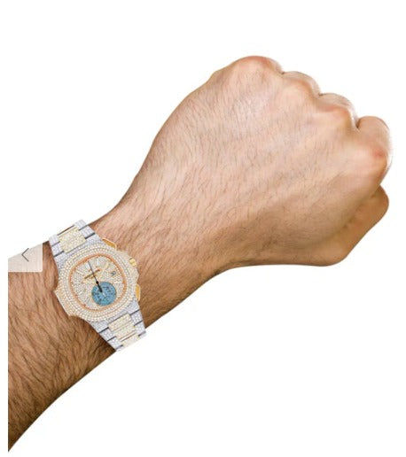 Diamond Patek Philippe Nautilus | Two Tone