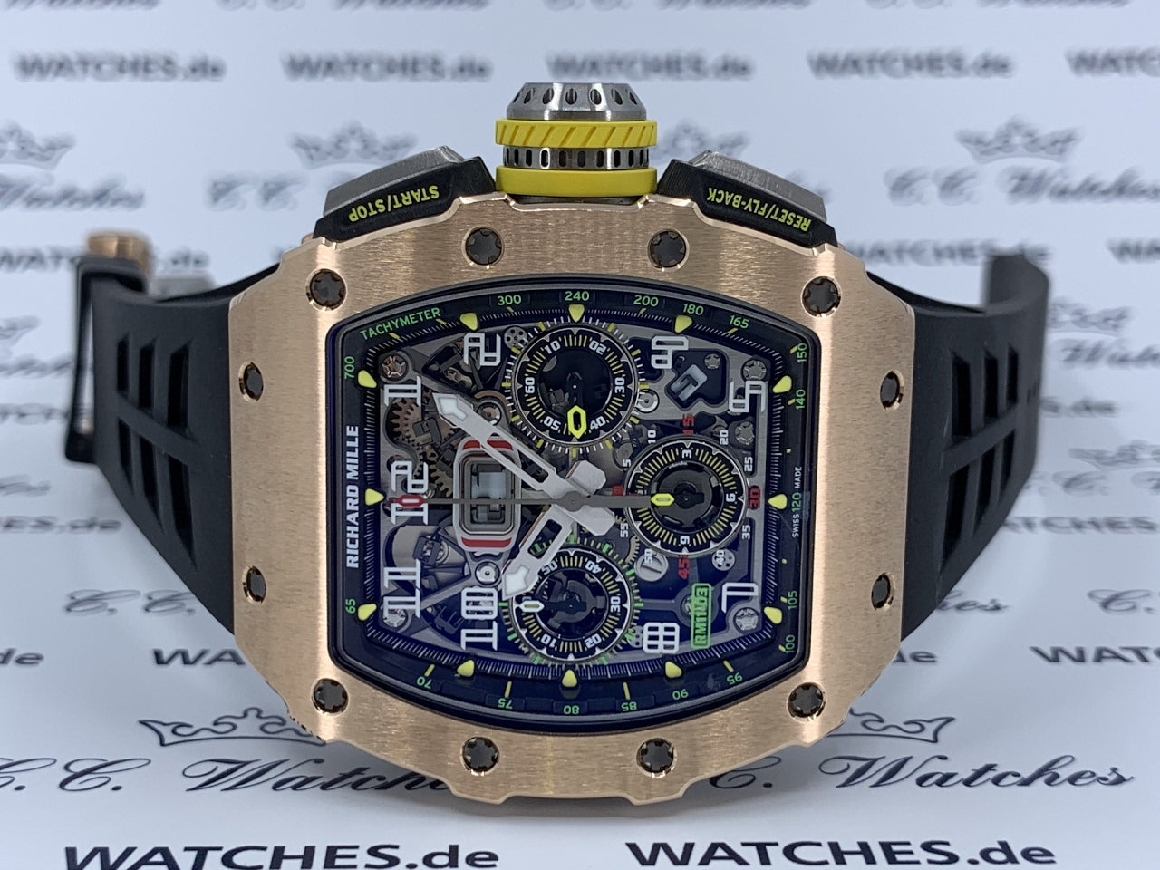 "Richa Mille RM11-03 44.5mm Chronograph Flyback Men’s Watch – Swiss ETA Automatic Movement 1:1 Super Clone Luxury Replica"