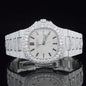 Fully Iced Out Moissanite Diamond Watch – Luxury Birthday Gift for Men – VVS Hip Hop Bling Bustdown Watch