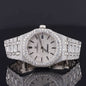 Classic Moissanite Diamond Iced Out Bust Down Watch – Luxury VVS Automatic Bling Watch for Men with Timeless Design