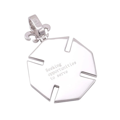 “1187” Custom Moissanite Circle Pendant – Iced Out Diamond-Look Personalized Hip Hop Necklace Jewelry