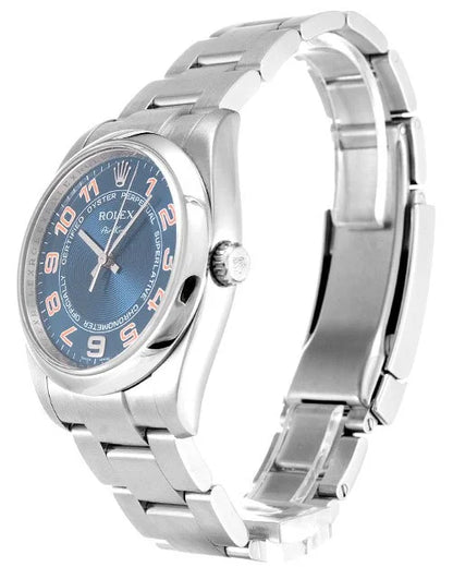 "Ro Air-King 34mm Blue Dial Oyster Perpetual Stainless Steel Watch – Swiss ETA Automatic Movement Super Clone"