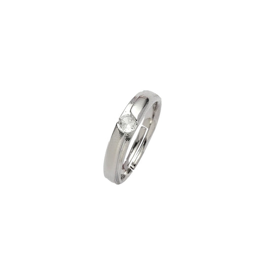 "Artificial Elegant Mystic Stone Ring for Women | Gold-Plated Adjustable Fashion Jewelry"