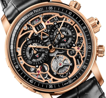 "A P Ultra-Complication Universelle 42mm 26398OR.OO.D002CR.99 Rose Gold Skeleton Dial Luxury Watch – Swiss ETA Automatic 1:1 Super Clone Replica"