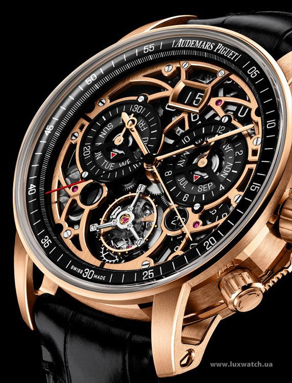 "A P Ultra-Complication Universelle 42mm 26398OR.OO.D002CR.99 Rose Gold Skeleton Dial Luxury Watch – Swiss ETA Automatic 1:1 Super Clone Replica"