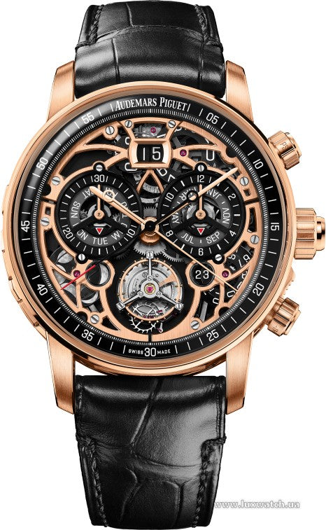 "A P Ultra-Complication Universelle 42mm 26398OR.OO.D002CR.99 Rose Gold Skeleton Dial Luxury Watch – Swiss ETA Automatic 1:1 Super Clone Replica"