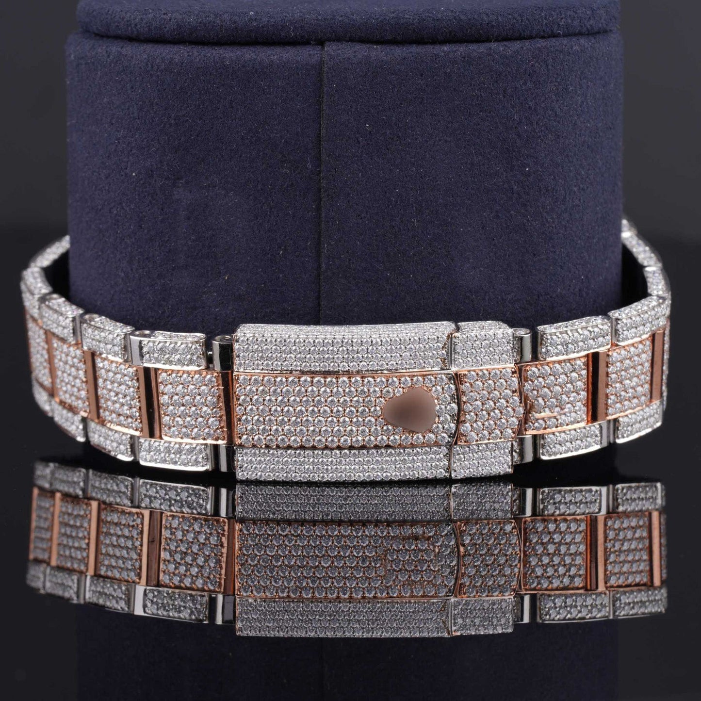 Elegant Fully Iced-Out Moissanite Watch – Business Style Luxury Timepiece for Men with Ultimate Shine & Sophistication