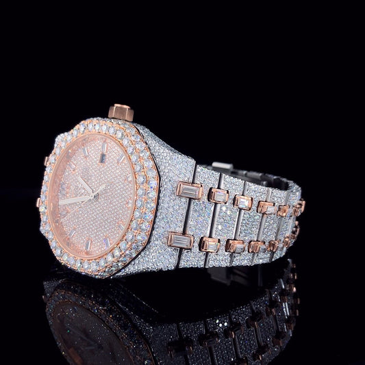 MW Classic Round Dial VVS Moissanite Watch Iced Out Hip Hop Watch MW_AP1031