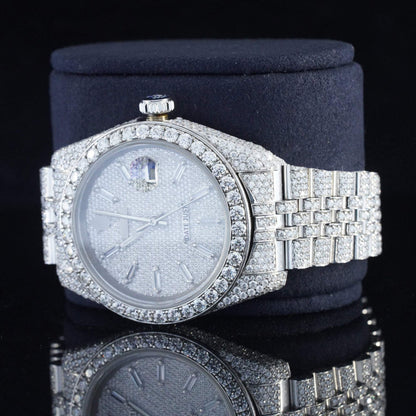 Excellent Moissanite Diamond Iced-Out Watch – Luxury Timepiece with Chroma light Display & Ultimate Shine