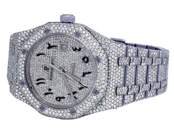 Unique Moissanite Diamond Iced Out Fully Automatic Watch