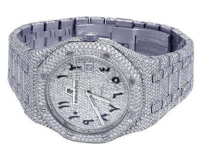 Unique Moissanite Diamond Iced Out Fully Automatic Watch