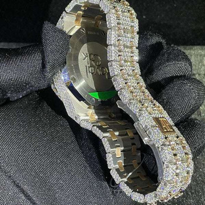 Fabulous Moissanite Diamond Iced Out Fully Automatic Wrist Watch