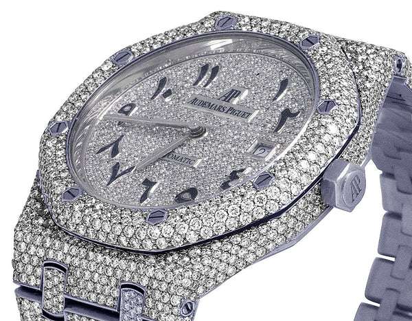 Unique Moissanite Diamond Iced Out Fully Automatic Watch