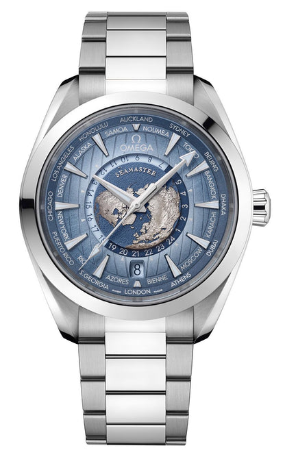 Omega Seamaster Aqua Terra World Map Dial Men’s Watch – Swiss ETA Automatic Movement 1:1 Super Clone Luxury Replica