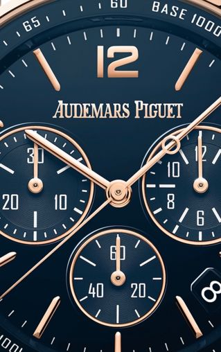 "A P Royal Oak Offshore Selfwinding Chronograph 42mm 26393OR.OO.A027KB.01 Blue Dial Rose Gold Luxury Watch – Swiss ETA Automatic 1:1 Super Clone Replica"