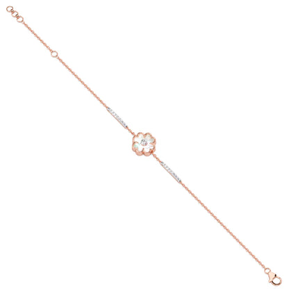 55 MM Moissanite Strung Clover Diamond Chain Bra – VVS Luxury Body Jewelry for Women in Yellow, Rose & White Gold Finishes