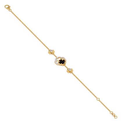 5 mm Moissanite Clover “Spread Love” Diamond Chain Bra – Luxury Body Jewelry for Women in Gold & Silver Finishes