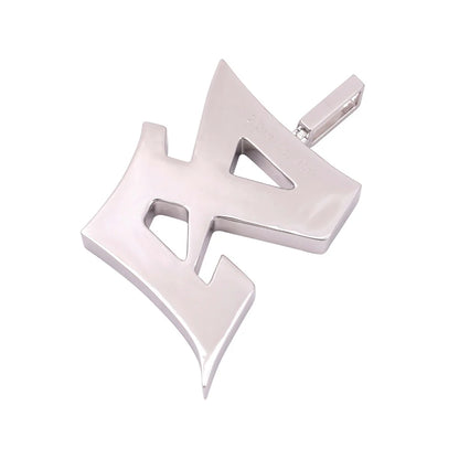 “S” Custom Moissanite Letter Pendant – Iced Out Diamond-Look Initial Necklace for Men & Women in Yellow Gold, Rose Gold, White Gold, or 925 Silver