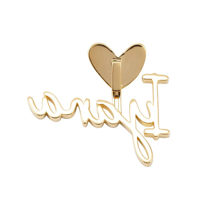 “Iyana” Custom Moissanite Cursive Letters Pendant – Iced Out Diamond-Look Personalized Name Necklace Jewelry for Men & Women