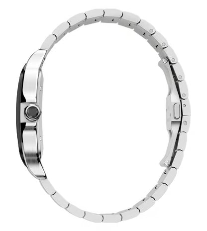 "Car Santos de Cartier Medium Model 35.1mm Gray Dial Stainless Steel Luxury Watch – Swiss ETA Automatic Movement 1:1 Super Clone Replica"