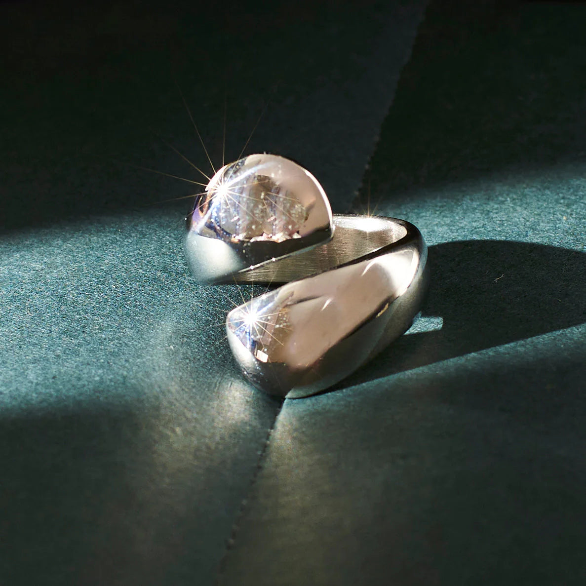 "Artificial Nexus Splendor Men's Ring | Stylish Gold-Plated Adjustable Fashion Jewelry for Men"