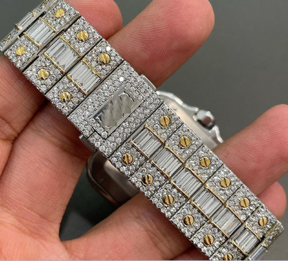 vvs moissanite diamond watch automatic movement watch