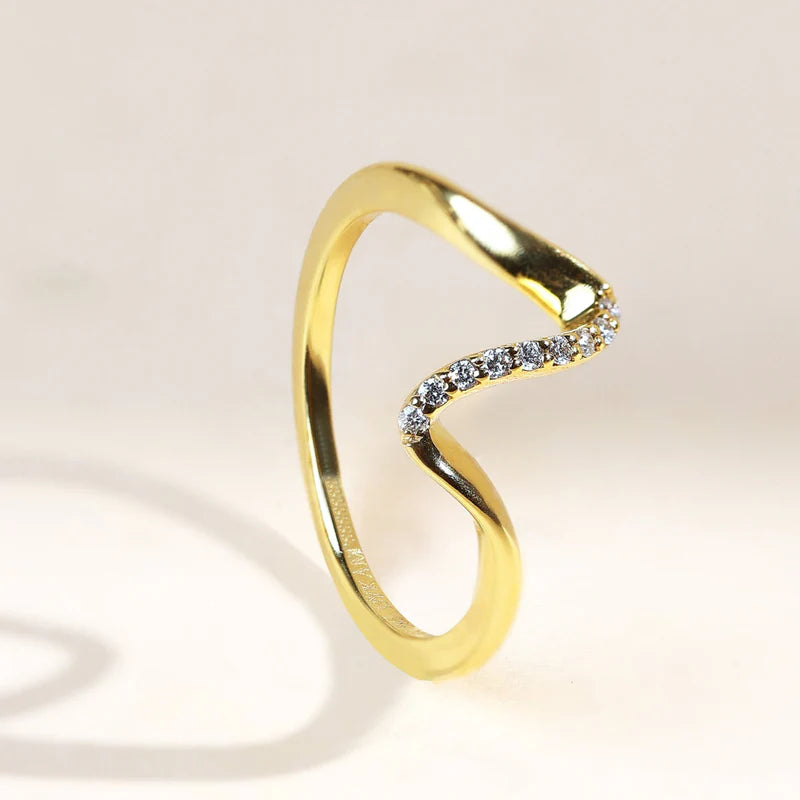 Thin Moissanite or Diamond Ring – Minimalist 925 Sterling Silver Stacking Ring | Dainty Promise or Wedding Band | Gift for Girlfriend