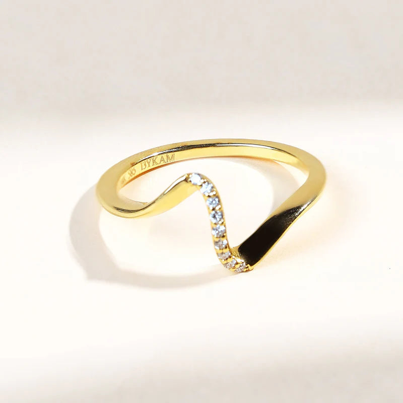 Thin Moissanite or Diamond Ring – Minimalist 925 Sterling Silver Stacking Ring | Dainty Promise or Wedding Band | Gift for Girlfriend