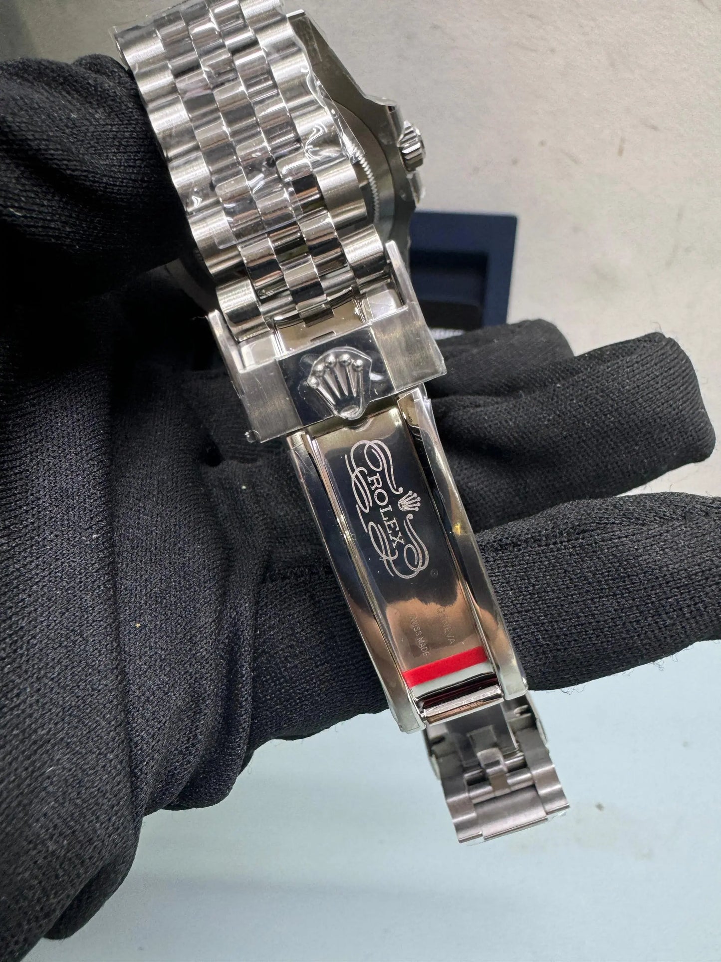 "Ro GMT-Master II 40mm Black Dial Pepsi Bezel 16710 Luxury Watch – Swiss ETA Automatic 1:1 Super Clone Replica"