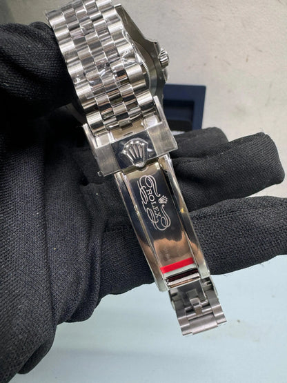 "Ro GMT-Master II 40mm Black Dial Pepsi Bezel 16710 Luxury Watch – Swiss ETA Automatic 1:1 Super Clone Replica"