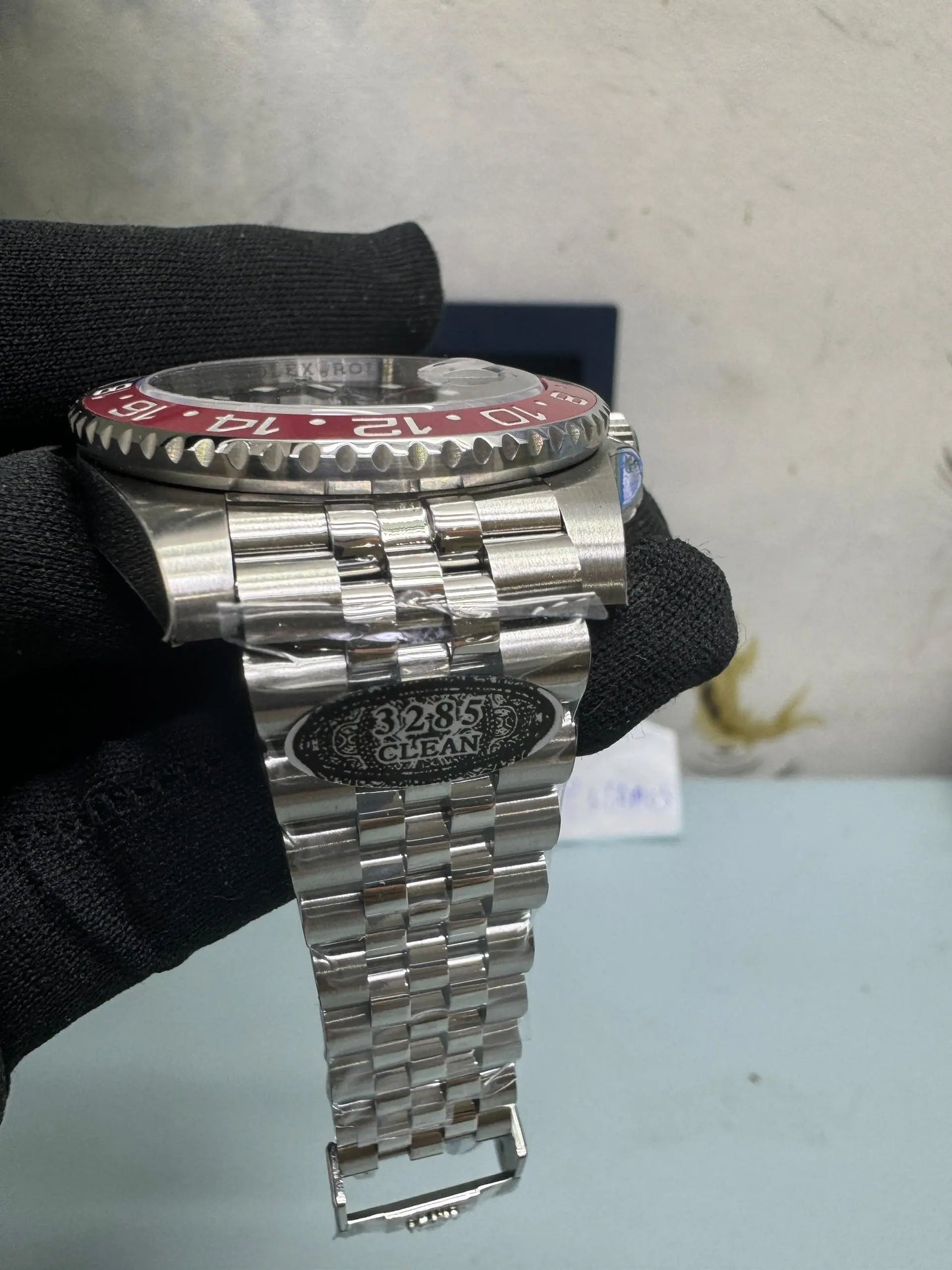 "Ro GMT-Master II 40mm Black Dial Pepsi Bezel 16710 Luxury Watch – Swiss ETA Automatic 1:1 Super Clone Replica"