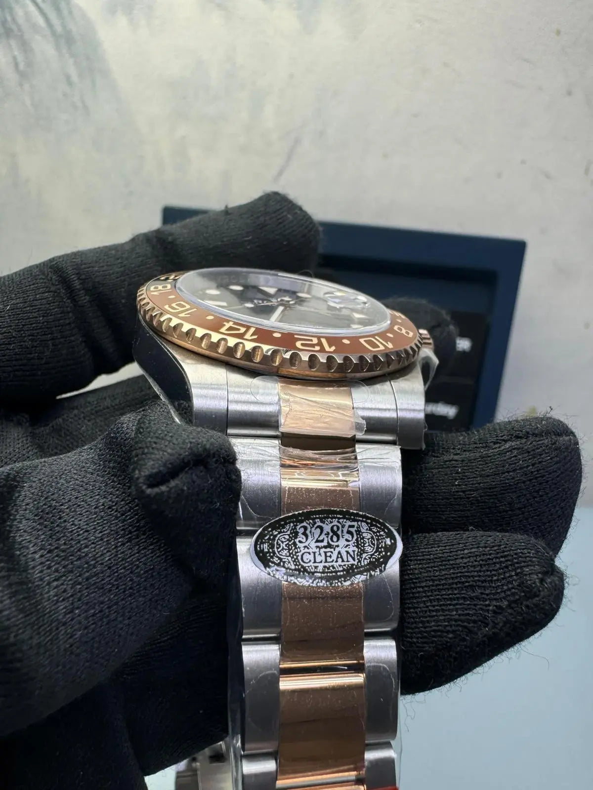 "Ro GMT-Master II 40mm Black Dial Root Beer PR151515 Luxury Watch – Swiss ETA Automatic 1:1 Super Clone Replica"