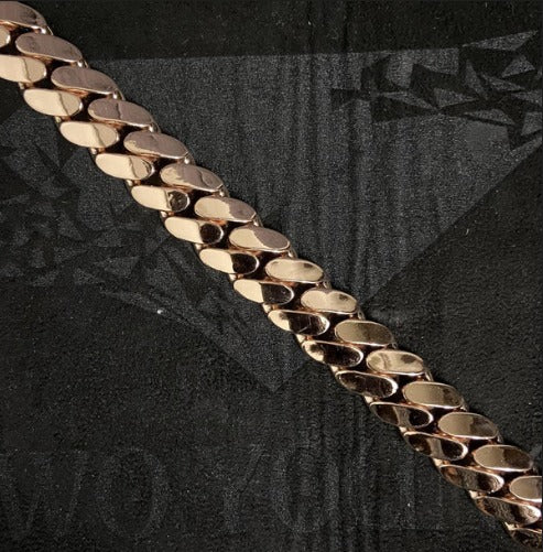 15mm Miami Cuban Link Chain, Iced Lock Box, Men/Women Chain, Cuban Necklace, Available in 925 Sterling Silver/10k Solid Gold