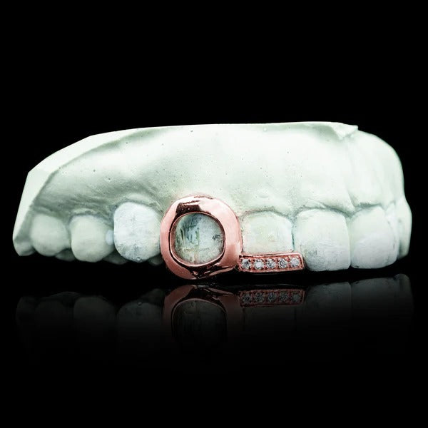 Iced Open Face Double Cap Grillz