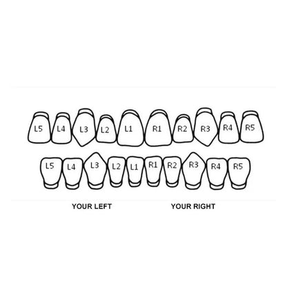 Iced Open Face Double Cap Grillz