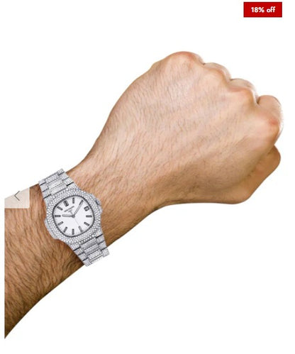 Diamond Patek Philippe Nautilus | Stainless Steel