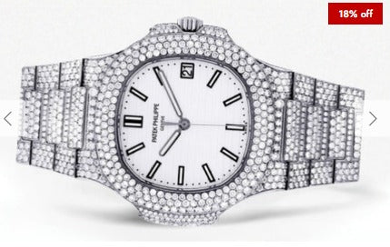 Diamond Patek Philippe Nautilus | Stainless Steel