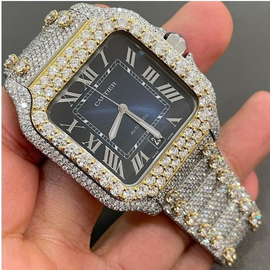 cartier watch moissanite watch vvs d color pass diamond tester