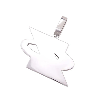 “Z” Custom Moissanite Pendant – Iced Out Diamond-Look Initial Necklace in Yellow Gold, Rose Gold, White Gold, or 925 Silver