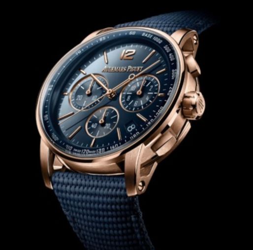 "A P Royal Oak Offshore Selfwinding Chronograph 42mm 26393OR.OO.A027KB.01 Blue Dial Rose Gold Luxury Watch – Swiss ETA Automatic 1:1 Super Clone Replica"