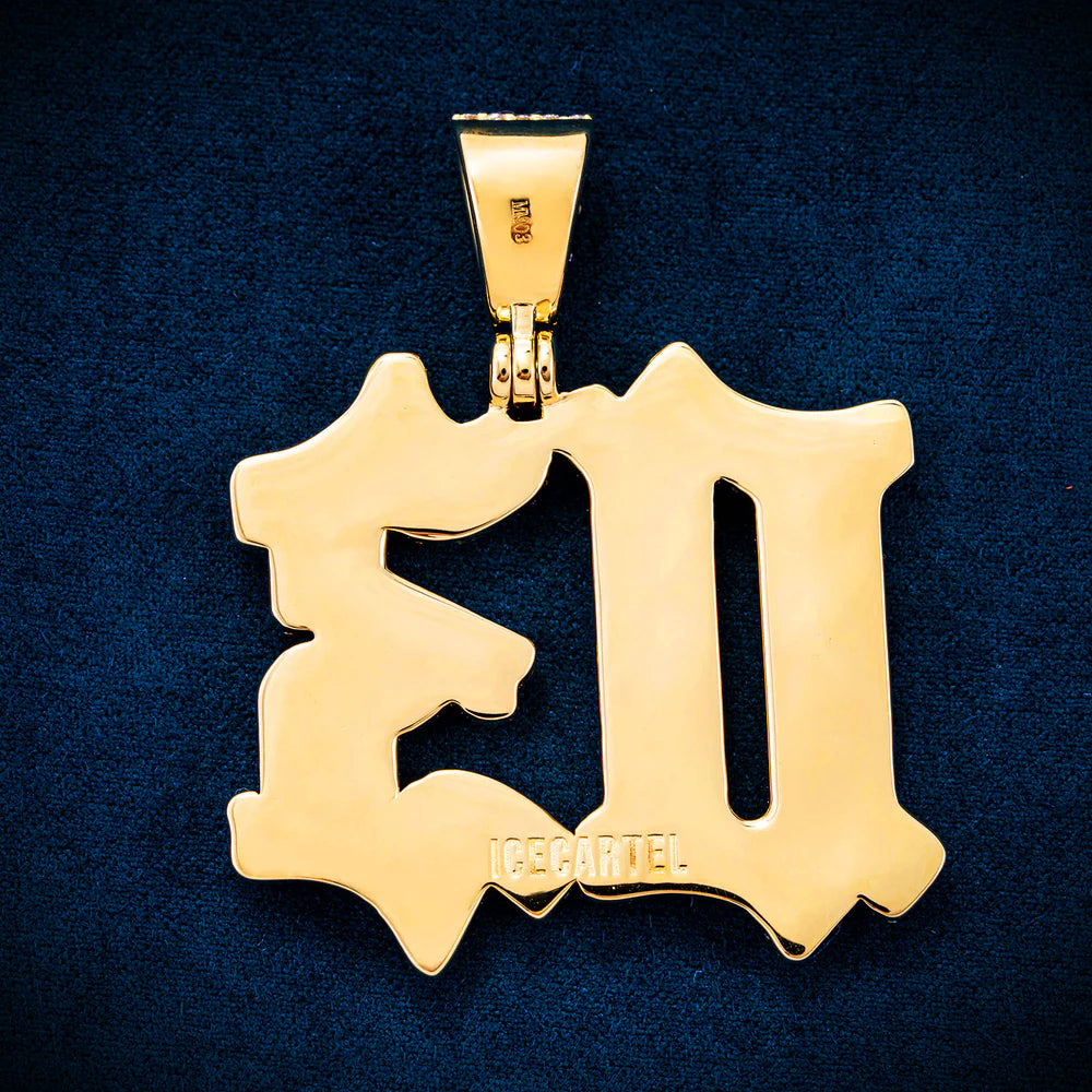 “D3” Custom Moissanite Pendant – Iced Out Diamond-Look Personalized Hip Hop Necklace Jewelry