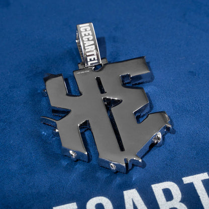 “3K” Custom Moissanite Pendant – Iced Out Diamond-Look Personalized Hip Hop Necklace Jewelry